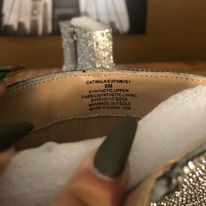catwalk rhinestone booties